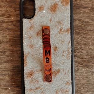 Real Cowhide Custom Iphone X Case
